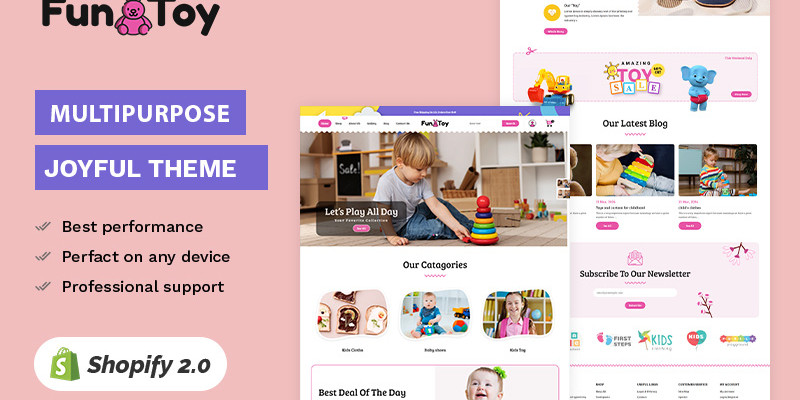 Fun-N-Toy - Kids Toys Shopify Theme
