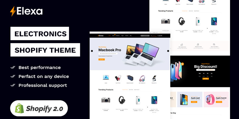 Elexa -Electronics Digital Shopify Theme